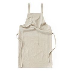 an apron that is made out of linen