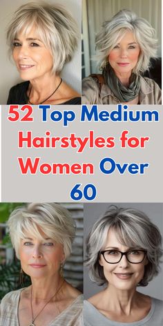 Fine hair? No problem! Check out these stunning hairstyles for women over 60 with fine hair that add volume and style effortlessly. #FineHairStyles #HairstylesForWomenOver60 #HairTrends2024 Short Layers For Medium Length Hair, Medium Length Hairstyles Fine Hair, Short Layered Hair For Fine Hair, Medium Length Bob For Fine Hair, Hairstyles For Medium Length Hair With Bangs Over 50, Short Bob Hairstyles With Bangs Over 50, How To Style Medium Length Hair With Layers, Medium Length Hairstyles For Women Over 60 Fine Hair, Medium Hair Styles For Women Over 50 Layered Bobs