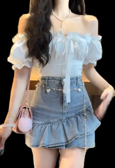 Cute Dress Outfits, Korean Casual Outfits, Moda Paris, Simple Trendy Outfits, Looks Chic, Kpop Outfits