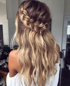 Braided Hairstyles For Wedding, Braid Hairstyles, Braids For Long Hair, French Braid, Hair Dos, Ombre Hair