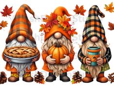 Thanksgiving Parfait, Themed Gnomes, Thanksgiving Gnome, Fall Gnomes, Leaves Png, Crafts Holiday, Autumn Png, Sublimation Projects, Fall Hats