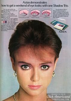 1980 Makeup, 80s Eye Makeup, 1970s Makeup, Vanessa Angel