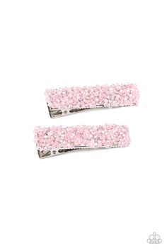 HAIR Comes Trouble - Pink Rhinestone Hair Pin - Paparazzi Paparazzi Jewelry Images, Black Hair Clips, Pink Hair Clips, Floral Hair Clip, Rhinestone Hair Pin, Rhinestone Hair Clip, Silver Frames, Paparazzi Accessories, Kids Hair Accessories