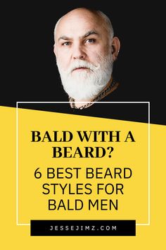 Bald Guys With Beards, Beard Styles For Bald Men, Styles For Bald Men, Hair Fall Reasons, Hair Fall Men, Beard Styles Bald, Bald Head With Beard, Haircuts For Balding Men, Bald Men With Beards