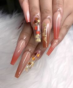 Classy Nail Designs, Simple Acrylic Nails, Neon Nails, Autumn Nails