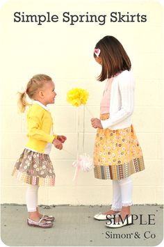 Simple Tutorial girls skirts Girl Skirts, Sewing Kids Clothes, Pretty Skirts, Beautiful Skirts