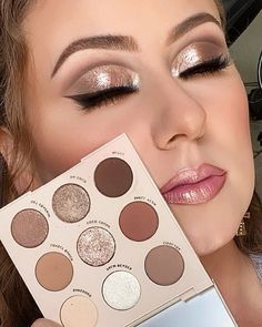 Bronze Makeup Look, Bronze Eyeshadow, Bronze Makeup, Blending Eyeshadow, Makeup Palettes, Braut Make-up