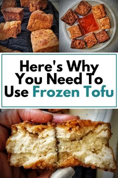 there's why you need to use frozen tofu for lunches and desserts