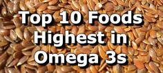 top 10 foods highest in omega 3s