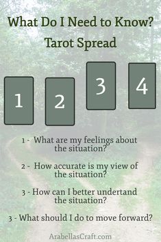 what do i need to know about the tarot spread? info from arabellacraft com