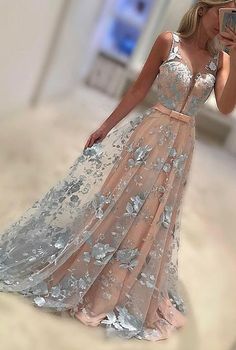 prom dresses,prom dress,long prom dress,prom,2017 prom dress Cheap Prom Dresses Long, Chique Outfits, Coral Lace, Lace Prom Dress, A Line Prom Dresses, Lace Evening Dresses, Moda Vintage, Prom Dresses Lace