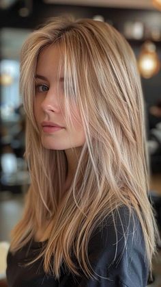 Summer Blonde Hair, Strawberry Blonde Hair, Hair 2024, Haircuts Straight Hair, Long Blonde, Long Blonde Hair