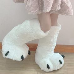 Experience adorable comfort with our Bear Feet Indoor Boots. These kawaii boots are uniquely designed to resemble bear feet, adding a playful touch to your cozy moments at home. Crafted for comfort, these kawaii boots feature soft materials and a cushioned sole, making them perfect for lounging and staying warm. Elevate your indoor relaxation with the cuteness of our kawaii Bear Feet Indoor Boots, the perfect blend of style and comfort. Size Chart: Bear Claw Boots, Bear Paw Slippers, Kawaii Boots, Bearpaw Slippers, Paw Slippers, Bear Claws, Paw Design, Bear Paw, Winter Slippers