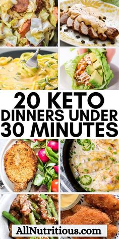 Keto 30 Minute Meals, Protein Dinners, Cellular Healing, Quick Keto Meals, Group Recipes, Ketogenic Recipes Dinner, Keto Casseroles, Clean Keto