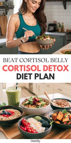 Do you want to lower your cortisol levels, get your adrenals in balance and looking for natural ways you can do it with food? We've shared all of the cortisol lowering foods you need to know to reduce cortisol levels and a 3 day cortisol diet to stop that cortisol belly! Save this pin to come back to when your body needs a cortisol reset! Foods Lower Cortisol, 21 Day Cortisol Detox Diet, 28 Day Cortisol Detox Challenge, How To Release Cortisol, Cortisol Challenge, Lower Cortisol Diet Meal Plan, Eating With Your Cycle, Cortisol Detox Diet Recipes, Cortisol Diet Plan