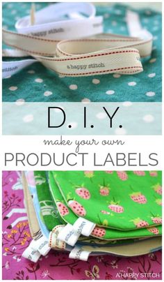 diy make your own product labels with the words, how to make your own products