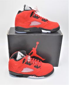 Old Jordans, Nike Air Jordan 5, Jordan 5 Retro, Raging Bull, Air Jordan 5 Retro, Jordan 23, Air Jordan 5, Girly Shoes, Jordan 5