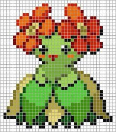 a cross stitch pattern with flowers on it