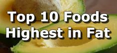 High-fat foods include avocados, tofu, nuts, seeds, fish, peanut butter, boiled soybean, flaxseed oil, cheese, and eggs. The daily value (DV) of fats to consume is 65 grams. Oily Fish, Healthy Healing, Healing Foods, High Fat Foods, Chocolate Cheese, Fat Foods, Inflammatory Foods