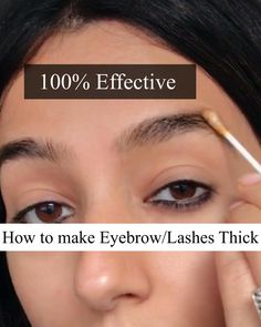 Eyebrow Thick, Eyebrow Growth Remedies, Grow Eyelashes Naturally, Make Eyebrows, Grow Eyebrows Faster, How To Make Eyebrows, Eyebrow Hair Growth, Thicker Eyebrows Naturally, Natural Eyebrows Growth