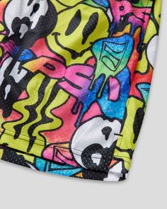 Give your look some grunge with our latest ‘90s-inspired print. The Face Melter Active Shorts are made of lightweight and breathable mesh so you do your thing, whether you're lounging at home or trying to stay cool on the court. | PSD Men's Face Melter Active Shorts, Size XL Summer Athleisure Bottoms With Graphic Print, Casual Multicolor Bottoms With Graphic Print, Casual Multicolor Graphic Print Bottoms, Green Graphic Print Bottoms For Summer, Multicolor Graphic Print Bottoms For Summer, Mesh Bottoms For Summer Sports Events, Sporty Graphic Print Bottoms For Sports Events, Sporty Graphic Print Bottoms For Streetwear, Casual All Over Print Bottoms For Streetwear