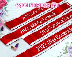 ⭐ Customized Embroidered Stitching Sash. ⭐ Customize your perfect sash for your bachelorette parties, bridal showers, birthday parties, graduation, beauty pageants, or any special      event. ⭐ Sashes are basically a ribbon of printed fabric used to decorate and make memorable parties for welcome guests of honor ⭐ Design your own sash - let your creative side out and create you own sash! Suitable for any event, whether it be a party or fun weekend      away, some ideas for sashes include Bride t Elegant Satin Sashes For Party, White Embroidered Belt Sash For Party, White Adjustable Wedding Sashes, Elegant Red Party Sash, Silver Embroidered Sash For Party, Custom Sash, Graduation Sash, Lace Sash, Bridesmaid Sash