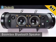 the boombox bluetooth speaker is on display