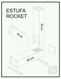 an image of a drawing of a rocket with measurements for the size and widths