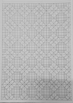 a black and white photo of a square with lines on the side that appear to be made from graph paper