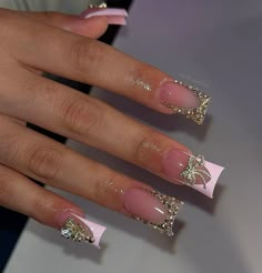 Hispanic Nails, Bday Nails, Natural Nails Manicure, Basic Nails, Classic Nails, Pretty Gel Nails