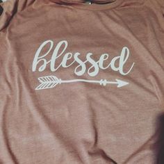 Blessed Shirt, Womens Shirt, Thankful Grateful Blessed, Fall Shirt, Be Blessed, Inspirational Shirt, Thanksgiving Shirt, Blessed T-ShirtBlessed Shirt available on a super soft tee done in a pretty mauve perfect for fall!The shirt in the listing is a soft unisex tee.  These are a little big for ladies sizing.  I usually recommend if you dont mind looser fir with slightly longer length then most are fine in their normal ladies size.  If you prefer something more fitted go down a size.Shirt Styles Thankful Grateful Blessed Shirt, Blessed Shirt, Fall Shirts Women, Thankful Grateful Blessed, Patches Shirt, Football Mom Shirts, Spirit Shirts, Grateful Thankful Blessed, Be Blessed