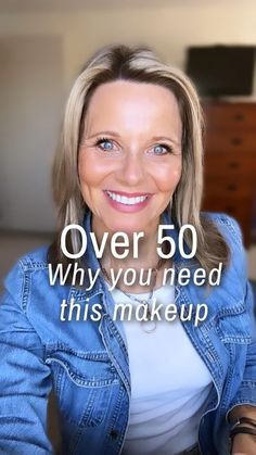 Kimberly Weimer on Instagram: "Hello there! If you’re looking for makeup that looks natural and great on mature skin, cream makeup is your go-to! Steer clear of liquids and powders because they can make your face look like a cake that’s about to crease. Cream makeup is special since it’s packed with amazing ingredients like humectants that give your skin a sparkly, dewy glow. This means you can wave goodbye to fine lines and wrinkles because cream makeup helps blur those puppies. Plus, let me te Make Up 50 Plus Makeup Tips, Best Makeup For Older Women Over 50, Jowls Makeup, Makeup For 50 Year Old, Makeup For Over 60, Eye Bags Makeup, Simple Makeup Natural