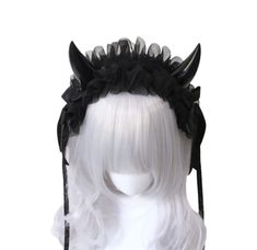 PRICES MAY VARY. black Devil Horns Headbands Gothic Lolita Hair Band for Women Girls Hair band Hair Accessories Unique Design. Suitable for wearing when attending costume parties, birthday parties, Halloween, role play, Christmas and other events. Size：suit for most adult and kids Package : one piece Condition: Brand new, made to order (about 2-4 days) . Goth Clown, Horns Cosplay, Headbands Black, Clown Outfit, Gothic Hair Accessories, Black Devil, Kids Package, Clown Clothes, Vtuber Model