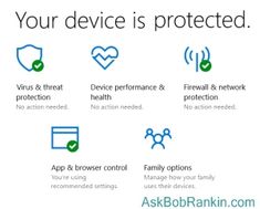 an ad for the ask device protection program, with instructions on how to use it