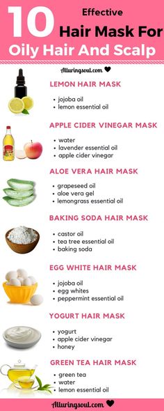 hair mask for oily hair and scalp Hair Mask For Oily Hair, Mask For Oily Hair, Baking Soda For Dandruff, Yogurt Hair Mask, Green Tea For Hair, Baking Soda Shampoo Recipe, Lemon Hair, Baking Soda For Hair, Aloe Vera Hair Mask