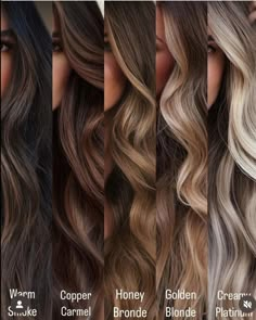 Rambut Brunette, Black Hair Balayage, Hair Color Options, Brown Hair Looks, Hair Color Caramel, Brown Hair Inspo, Hair Inspiration Long, Hair Colour Ideas