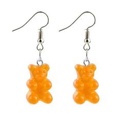 Boogzel Apparel, Gummy Bear Earrings, Kawaii Bear, Japanese Jewelry, Bear Earrings, Photo Proof, Kawaii Dress, Aesthetic Y2k, Gummy Bear