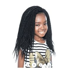 Kanekalon/ToyokalonKids Rock Fresh Twists, Braids and Locs:Here come the hottest kid styles with twists, braids and locs that ROCK! Our Kids Rock, allows to create quick and easy protective styles that make installing their hair fun! They can wear it up, they can wear it down, they can wear it twisted all around. Kids and moms will enjoy all types of styles in their hair cause Kids Rock was made with tender love and care. Natural textures that you can not compare, Kids Rock will look and feel li Braids And Locs, Crochet Braids For Kids, Senegalese Twist Crochet Braids, Braids Jumbo, Kids Box Braids, Twists Braids, Kanekalon Hair, Senegalese Twist Braids, Crochet Faux Locs