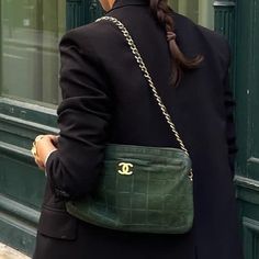 Iso Vintage Chanel Dark Green Suede Square Quilt Camera Bag Chanel Camera Bag, Vintage Chanel Bag, Green Suede, Chanel Bags, Vintage Chanel, Square Quilt, Clutch Wallet, Types Of Fashion Styles, Chanel Bag