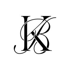 the letter k is made up of two letters, and it has an elegant design