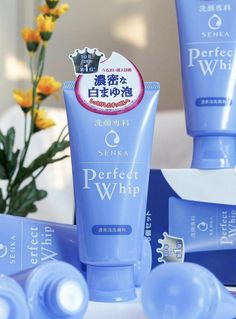 Senka Perfect Whip, Routine Aesthetic, Overnight Mask, Concealer Makeup, Dry Sensitive Skin, Gel Cleanser, Skin Food, Beauty Stuff, Waterproof Mascara