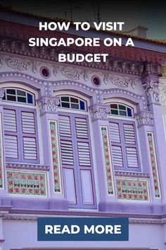 Plan a budget-friendly trip to Singapore with these free and affordable activities. Save this pin for future travel inspiration!