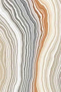 an abstract background with wavy lines in shades of grey, orange and beige on top of each other