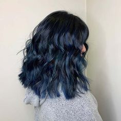 Black Hair Color Ideas, Blue Black Hair Color, Stylish Hair Colors, Platinum Hair Color, Hair Color Blonde Highlights, Honey Hair Color, Ash Blonde Hair Colour, Blue Black Hair