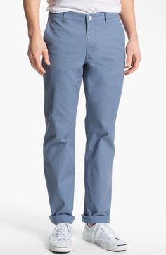 Bonobos+Straight+Leg+Washed+Cotton+Chinos+available+at+#Nordstrom Light Blue Chinos, Cotton Chinos, Pants For Men, Chinos Pants, Cotton Twill, Mens Pants