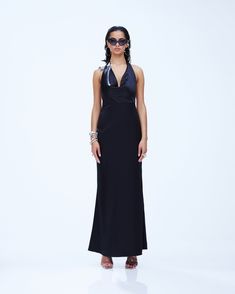 Slip into seduction with this black maxi dress 🖤 Made from luxurious satin charmeuse fabric, this piece is complete with a bias cut and a cowl neck for a look that gives off a chic and mysterious vibe that will have everyone hooked 😌 Fitted Bias Cut Satin Maxi Dress, Sleek Satin Finish Maxi Evening Dress, Sleek Fitted Floor-length Satin Dress, Fitted Maxi Dress With Satin Finish For Evening, Evening Satin Finish Maxi Dress, Sleek Satin Maxi Dress For Night Out, Satin Finish Maxi Dress For Evening, Sleek Satin Floor-length Maxi Dress, Sleek Floor-length Bias Cut Satin Dress