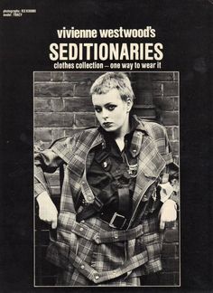 zombiesenelghetto:  Tracie O’Keefe on the cover of a Seditionaries catalog, ca 1977 Look 80s, Punk Culture, O Keefe, Estilo Punk, Youth Culture, Punk Goth