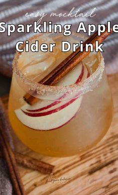 Healthy Drink Ideas, Fall Party Drinks, Alcoholic Drink Recipe, Cider Drink Recipes, Apple Recipes For Fall, Fall Snack Mixes, Sparkling Apple Cider, Christmas Mocktails, Apple Cider Drink