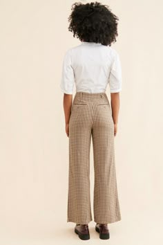 Rent Sailor Gingham Pants from Nuuly. Pick 6 items for $98/month. Free shipping + returns. Chic Plaid Wide Leg Pants, Chic Plaid Straight Leg Bottoms, Houndstooth High-waisted Pants For Work, High-waisted Houndstooth Pants For Work, High-waisted Houndstooth Workwear Pants, Chic Plaid Bottoms For Business Casual, Chic Wide Leg Bottoms With Houndstooth Pattern, Chic Gingham Wide Leg Pants, Fall Gingham Trousers