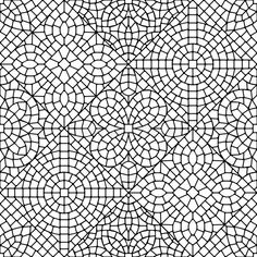 an abstract black and white pattern with wavy lines on the bottom, as well as small circles